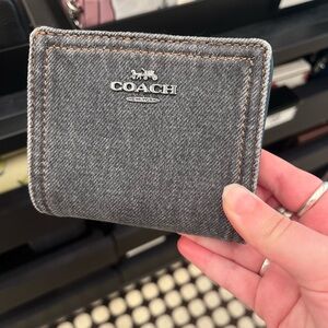 Coach Charcoal Card Holder